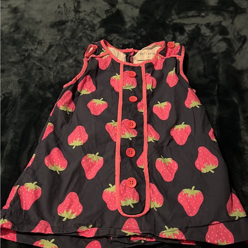 Petit Peony 2yrs strawberry dress